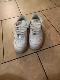Nike Air Force One Metallic Gold