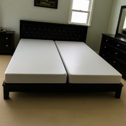 King Size Box Spring • Factory New • 5” Low Profile & 9” Regular • Same-Day Delivery Available