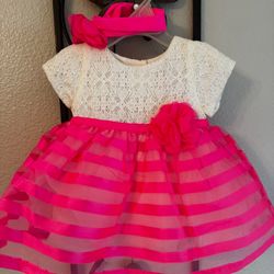 Baby Girl Dress Set Size 3-6 Months