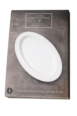 Home Essentials Oval Serving Plate 