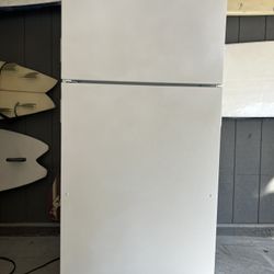 Fully Functional White Refrigerator Top Freezer