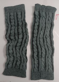 Boot Socks Toppers/Leg Warmers Sage Green/Blue