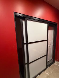 Modern panel sliding doors
