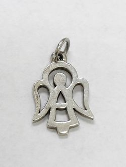 Retired James Avery Sterling Silver Open Angel Charm