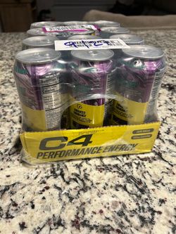 New Firm Price! Cash only! C4 Energy Drinks 12 pack Cosmic Rainbow flavor