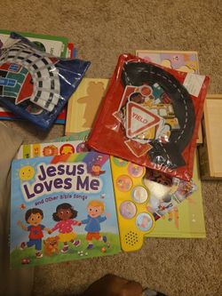 Kids Books and Toys Bundle Lot