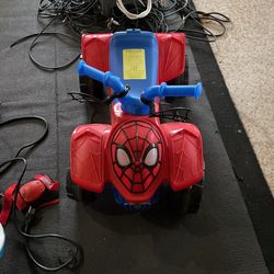 Spider-Man four wheeler electric