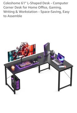 Desk L shape