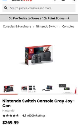 Nintendo switch Gray Complete Set New*