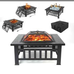 Brand New 32" Fire Pit 🔥 