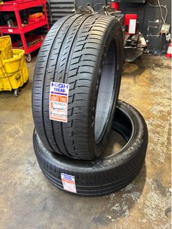 275/40/22 CONTINENTAL PREMIUN CONTACT 6SSR (2 TIRES ONLY USED)