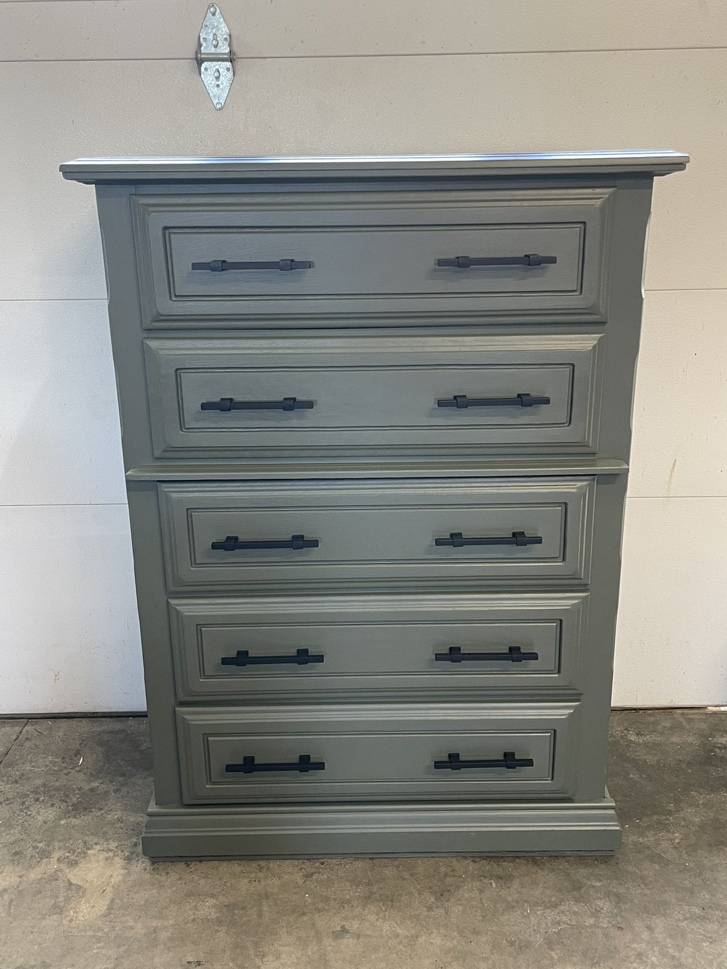Green Highboy Dresser