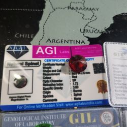 Burma Red Spinial Gem 22 Ct 