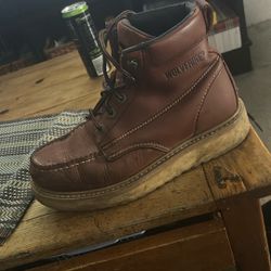 Wolverine Soft Toe Work Boots Size 9 M