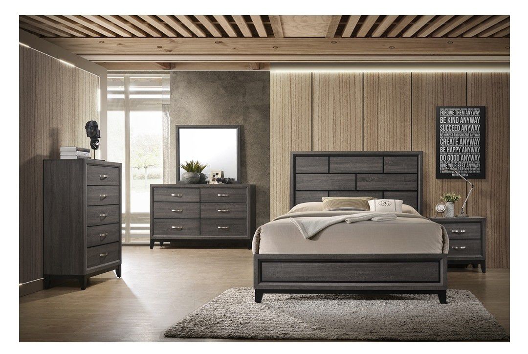 SALE!!! 4-PC Queen Bedroom Set With Mattress Included 