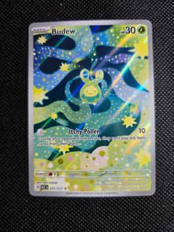 Budew 221/217 Holo Rare Pokémon Card