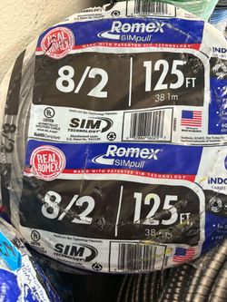 New romex wire 8/2