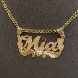 Custom Gold Name Jewelry 14kt