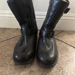 Ugg Chaney Black Leather Boots
