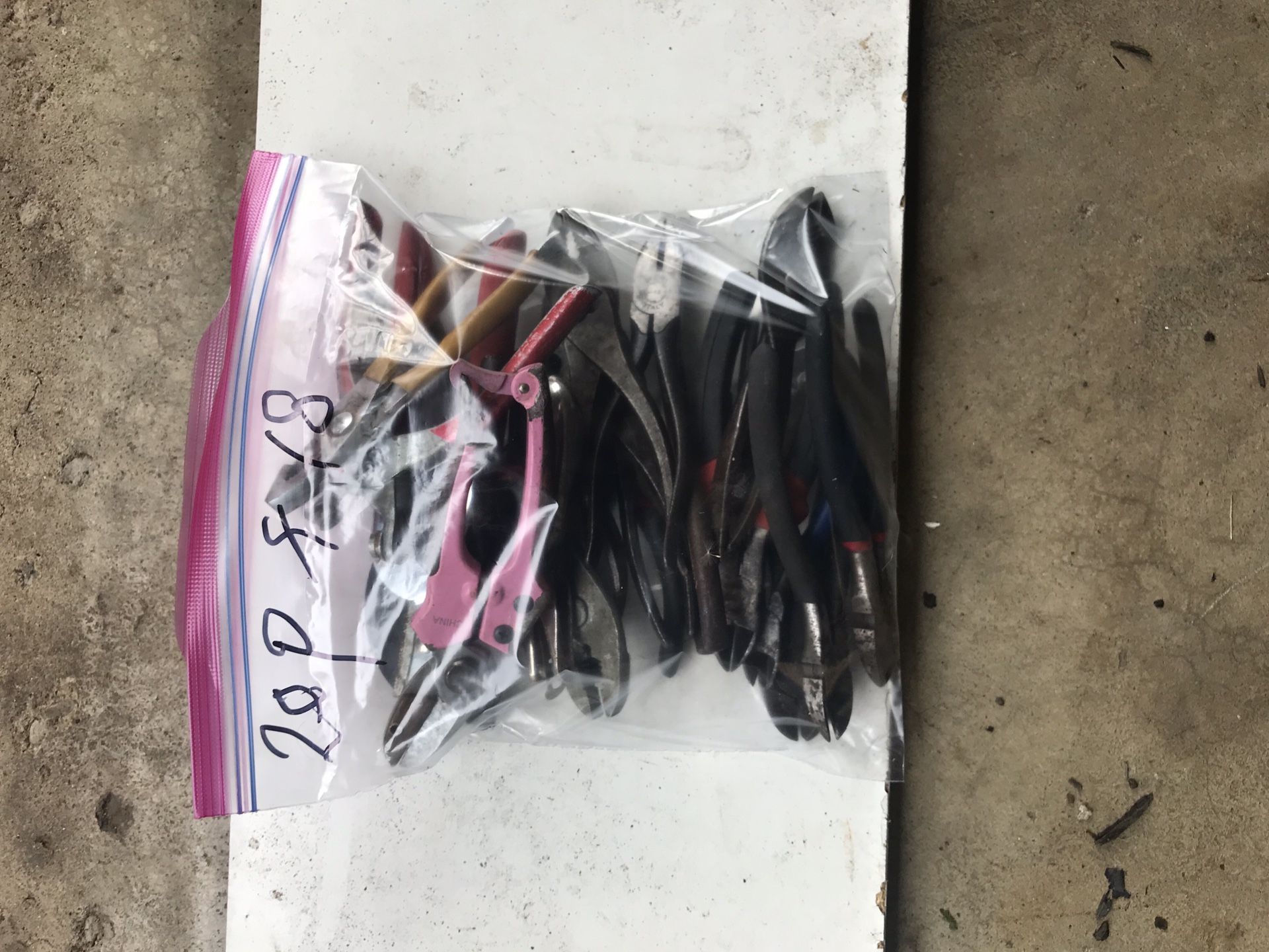 Miscellaneous pliers and some tools