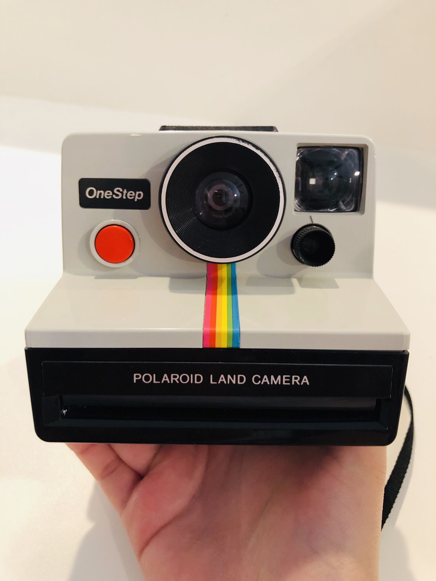 Vintage Polaroid land camera one step w/case