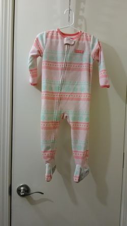 Just One You Carter`s 18 Months Girls Fleece Sleeper With Feet
