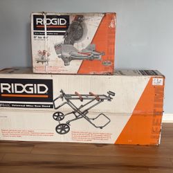 RIDGID Saw + RIDGID universal Saw Stand