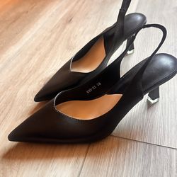 Black Kitten Heels