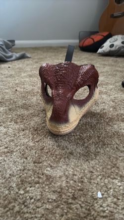 Jurassic World raptor, face mask
