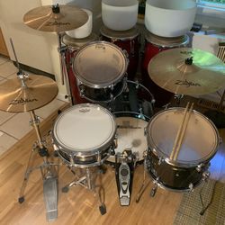 Sound Percussion Drum Set, Zildjian Cymbals