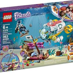 New sealed LEGO Friends Dolphins Rescue Mission 41378 Building Kit 