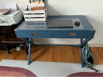 Blue gray Desk