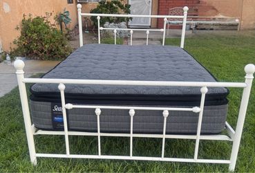 Good full size bed with mattress