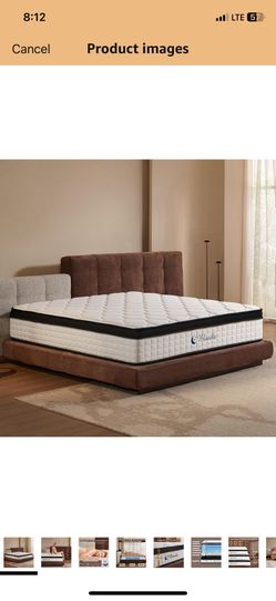 Blonika Queen Size Mattress, 10 Inch Full Mattress in a Box, Medium Firm, Memory Foam