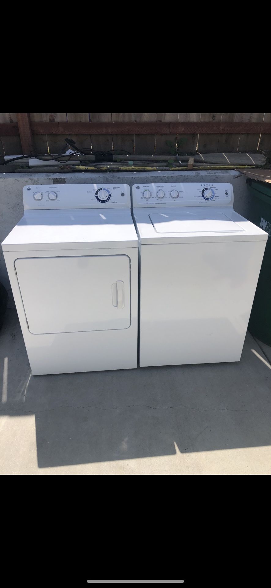 GE Washer And Dryer