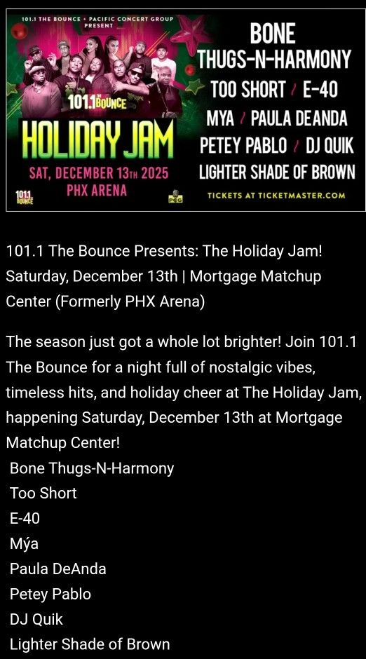 101 Bounce Holiday Jam