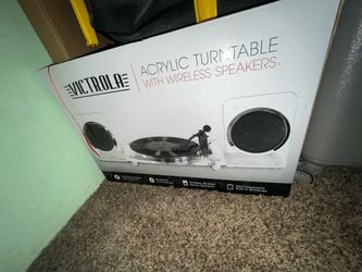 Acrylic Vinyl Player -Bluetooth Speakers
