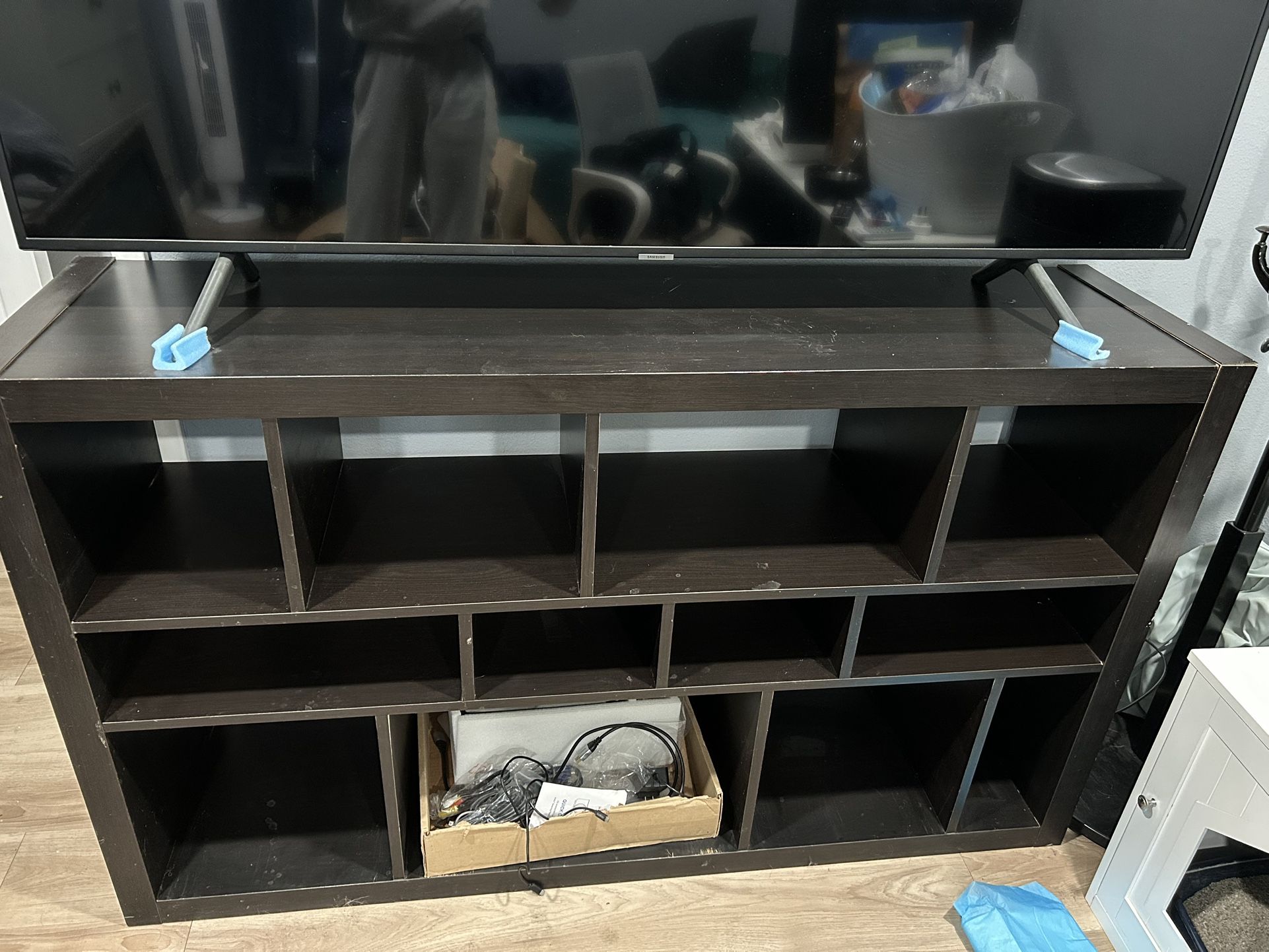 Large Book Shelf Organizer Tv Stand 60x35 Pick Up In Lemon Grove