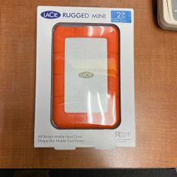LaCie Rugged Mini 2TB Portable External USB Hard Drive
