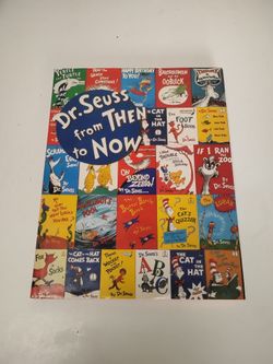 Vintage Old Large Dr. Seuss From Then to Now Hardcover / Dustjacket Book