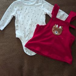 Infant Christmas Reindeer outfit