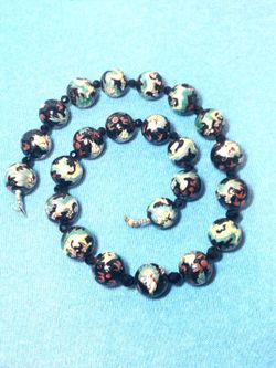 Vintage Cloisonné Necklace