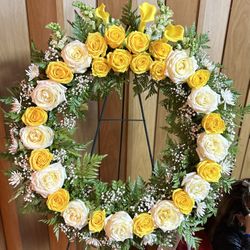 Funeral Arrangements/ Coronas Para Funeral/ Flower Arrangement 
