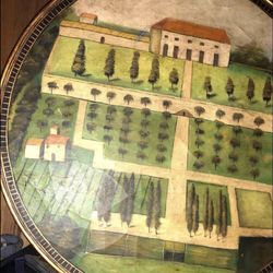Round Painting On Wood