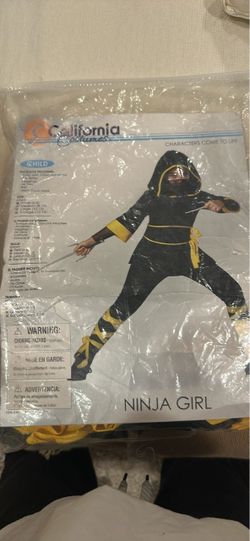 Ninja Girl costume - size small (6-8)