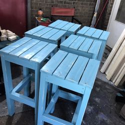 30 Inch Distressed Bar Stools …4 For $260