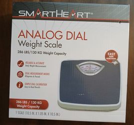 Analog dial weight scale new  286 lbs/130 kg weight capacity
