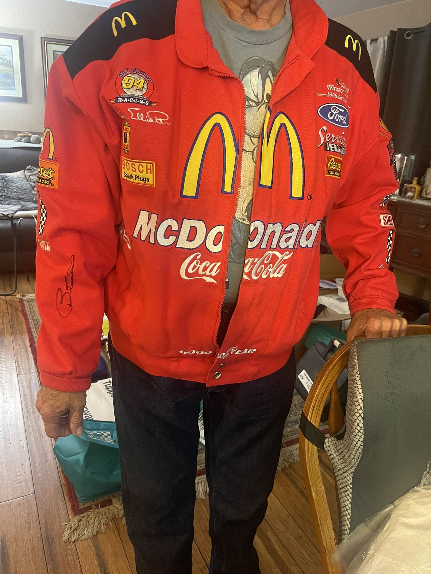 Bill Elliott Autographed Jacket
