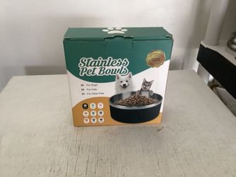 Brand New 40 Ounce Stainless Pet Bowl