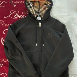 Burberry Zip Up Hoodie 